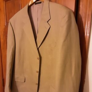 MANS SUIT SILK/WOOL SHARKSKIN